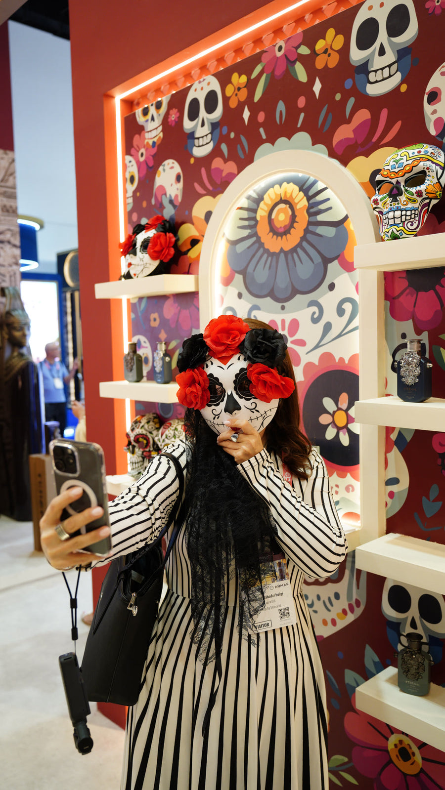 Festive moments at the stand